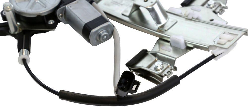 Rear Right Side Power Window Regulator with Motor Compatible with 2004-2008 Pontiac Grand Prix Sedan 4-Door Pack of 2 H7348