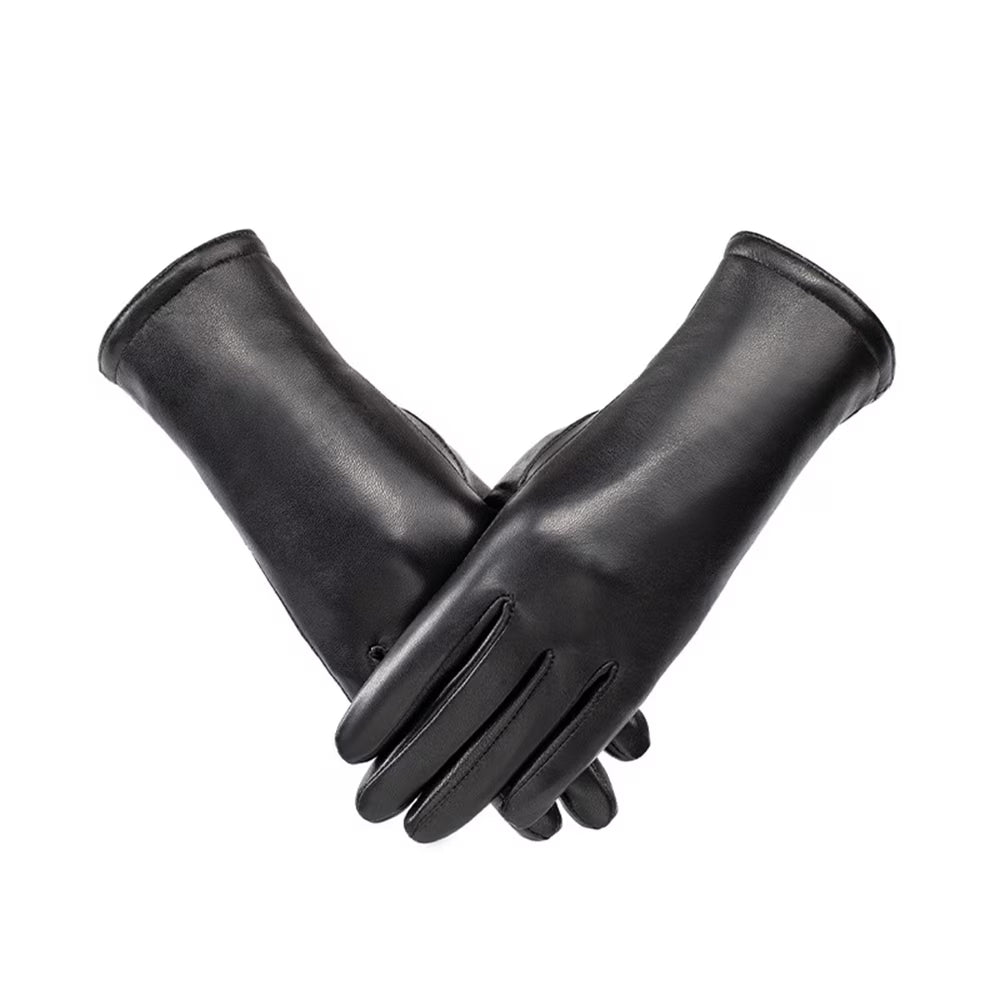 Single Leather Touch Screen Sheepskin Gloves E1166