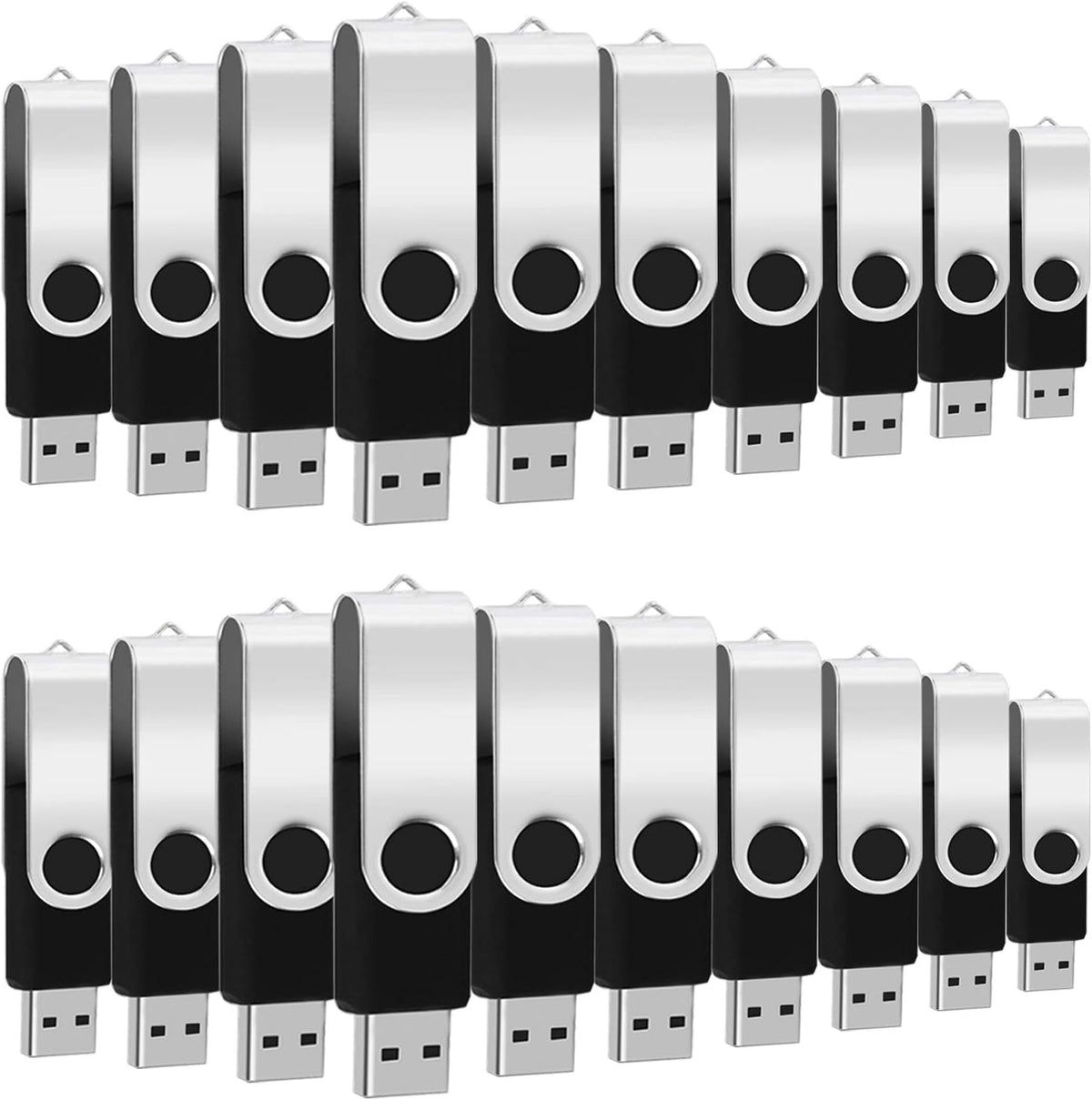 100PCS 4GB USB 2.0 Swivel Flash Drives E328682