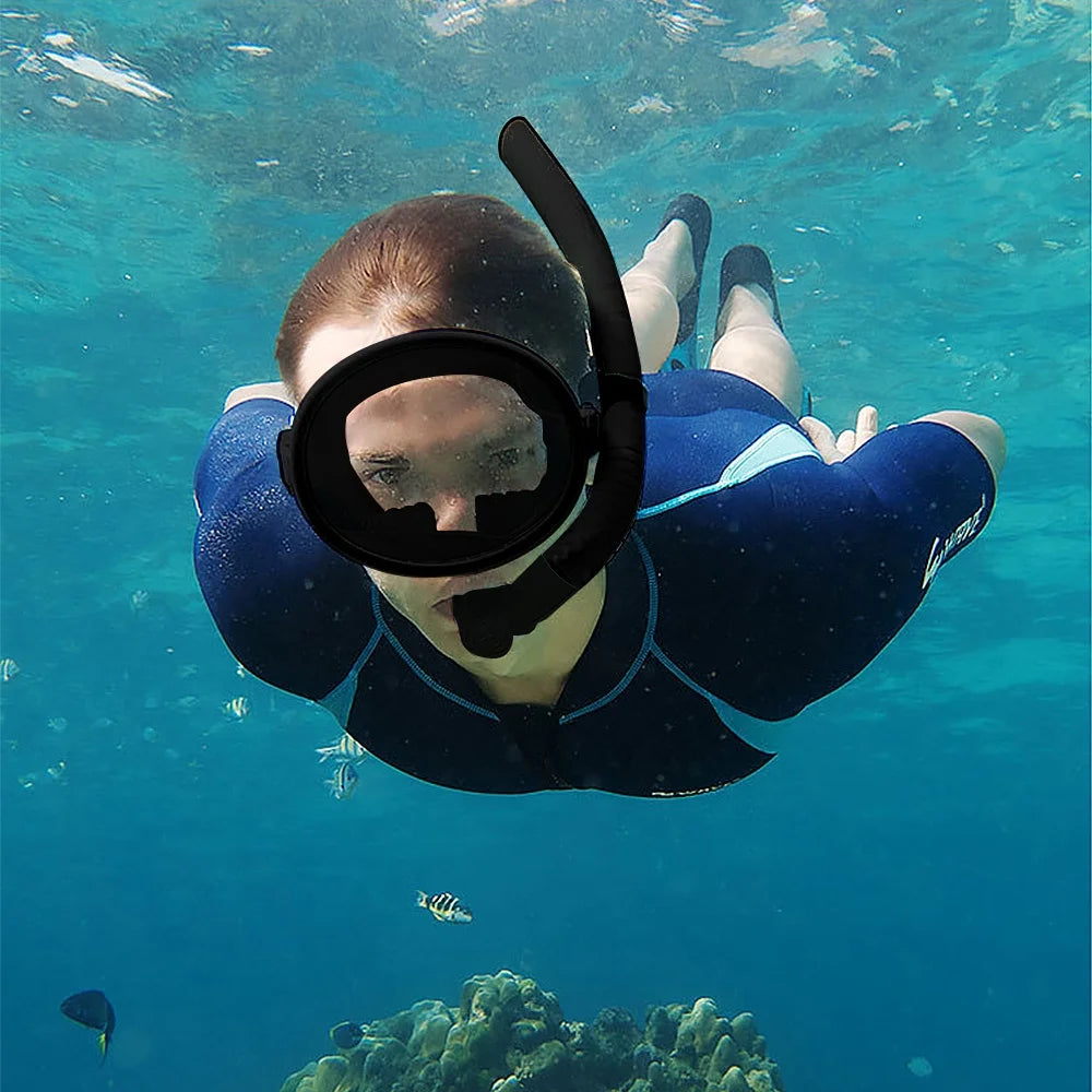 180° Panoramic Diving Goggles with Snorkel D9888