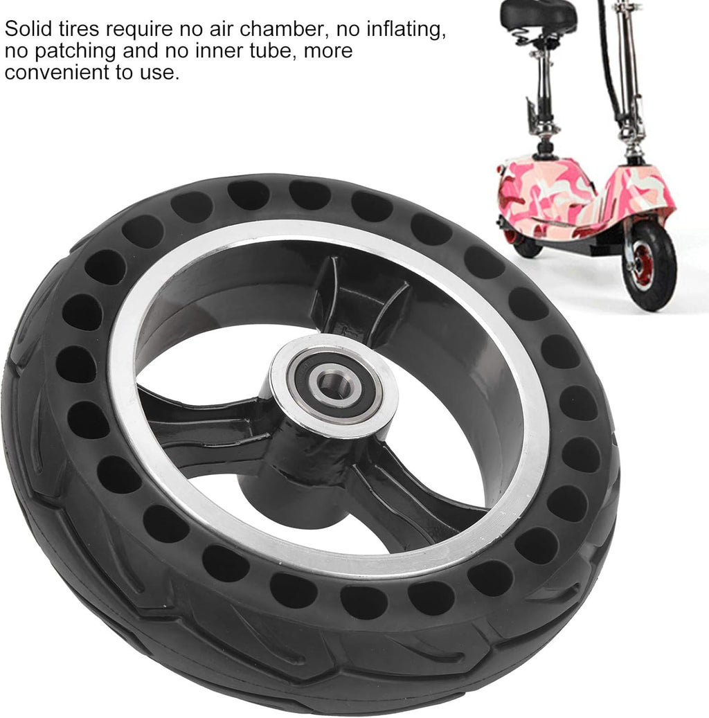 200x50 Solid Rubber Wheel with 8-inch Hub, Pack of 2 O720