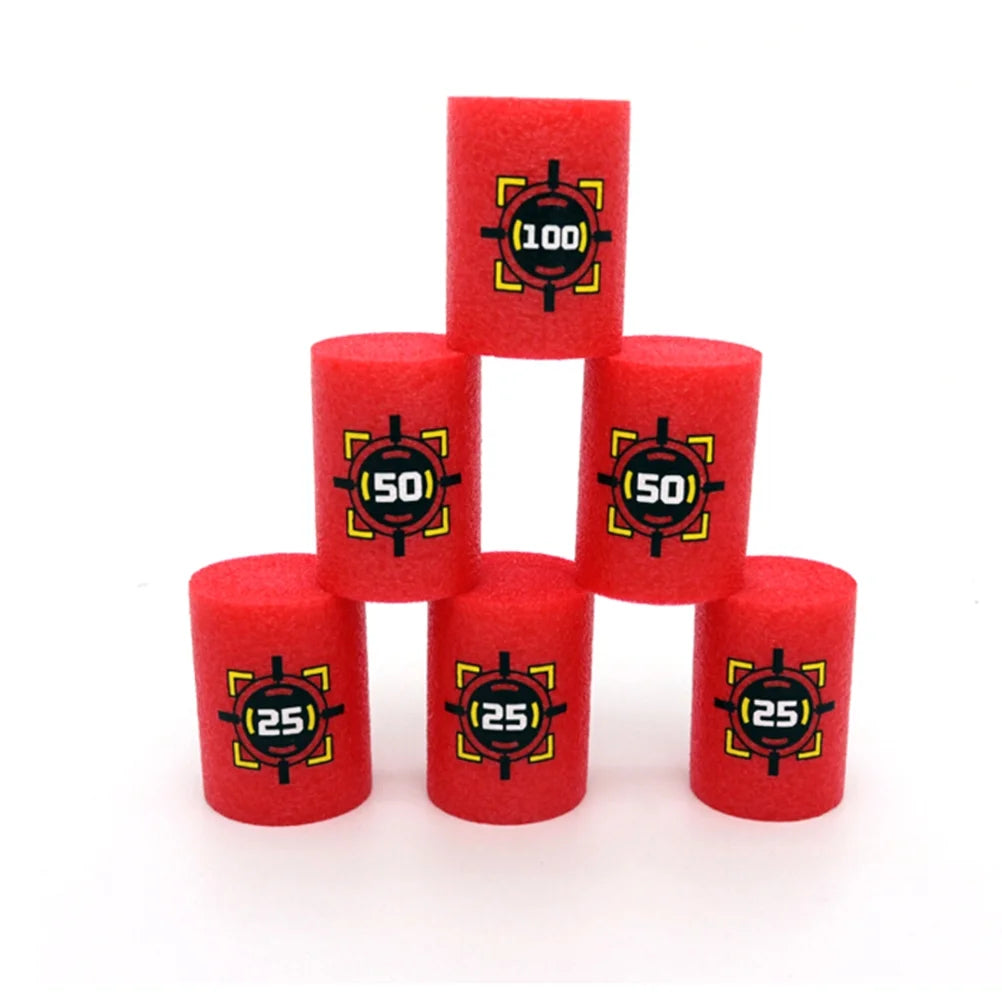 6PCS EVA Soft Bullet Target Dart Toy Q466