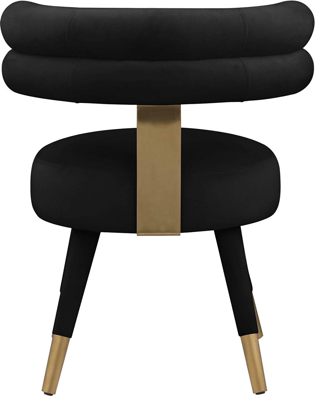 Black Velvet Dining Chair (Set of 2) J351088