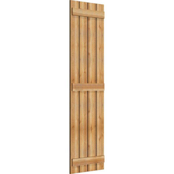 Rough Sawn Spaced Board-n-Batten Shutters C56850