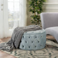 Purple Velvet Ottoman V292813
