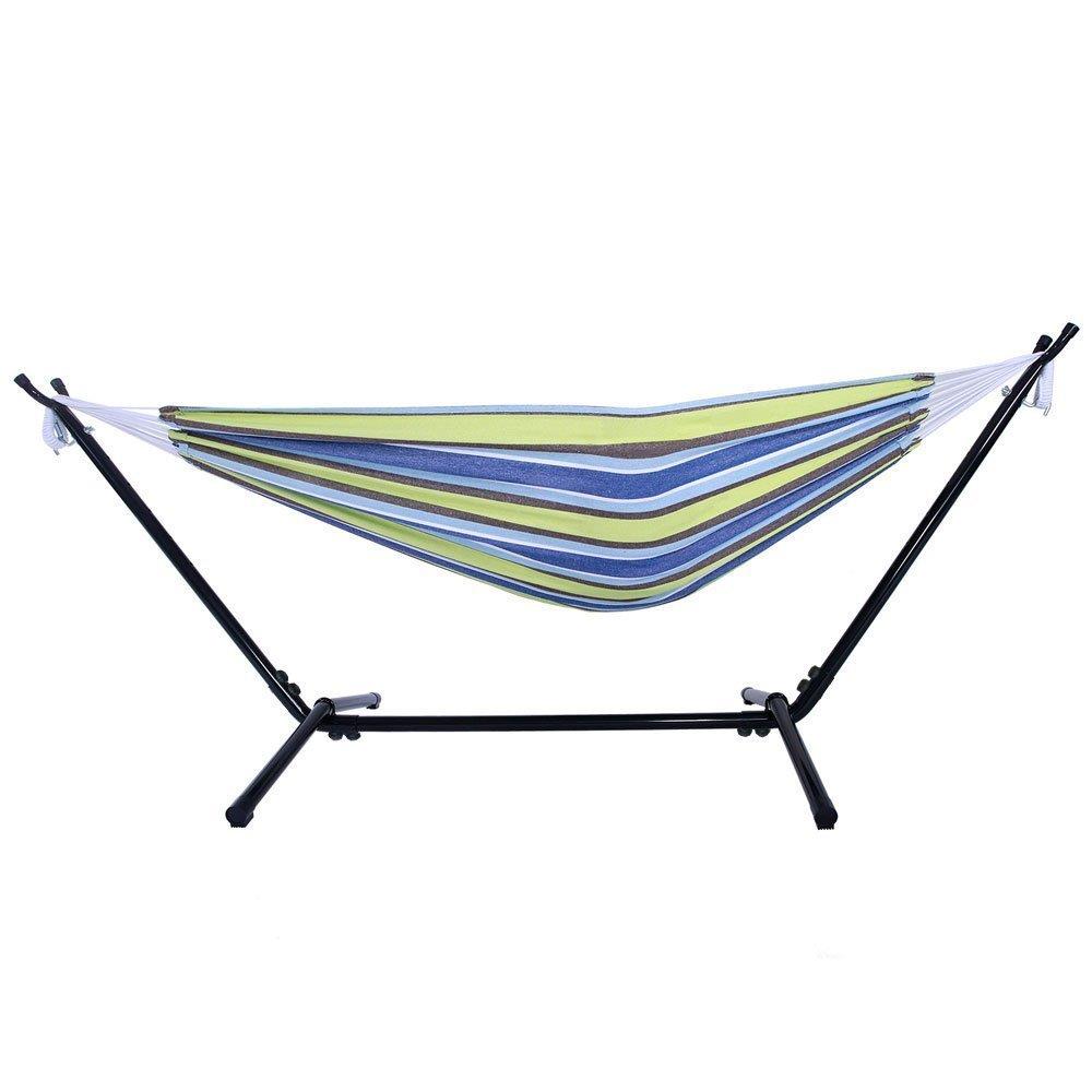 Double Hammock with Steel Stand and Carrying Case Q2031
