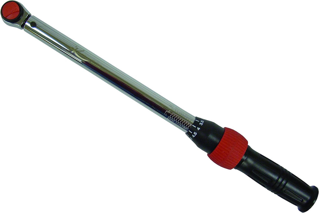 3/8 Drive Click Style Long Torque Wrench, 10-100 feet/lbs. Capacity, 16-1/4 Long E1606