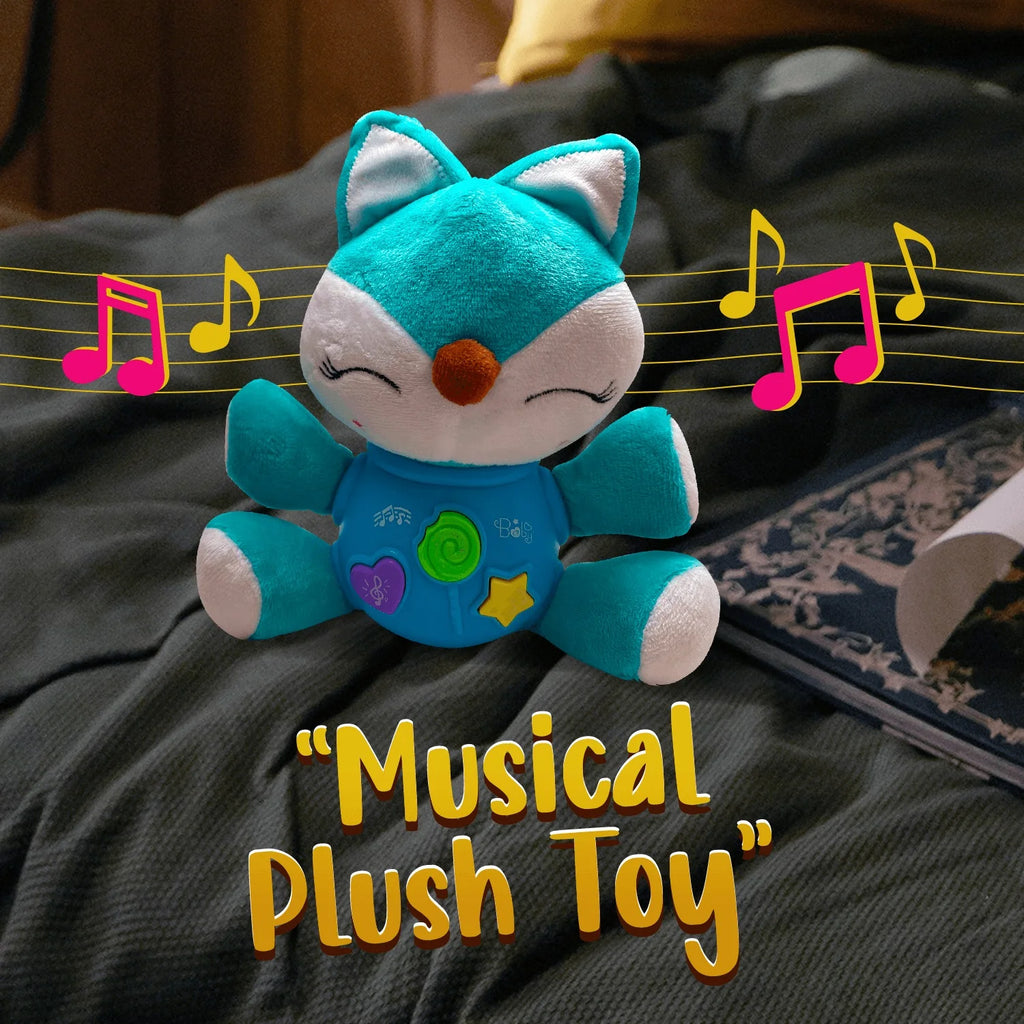 Musical Discovery Plush Stuffed Fox Animal Toy T37684