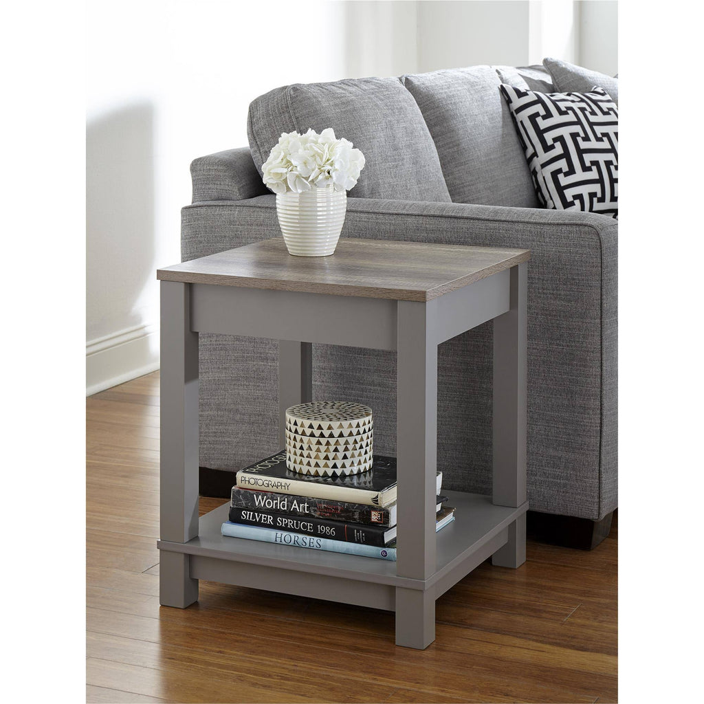 Gray End Table G183815