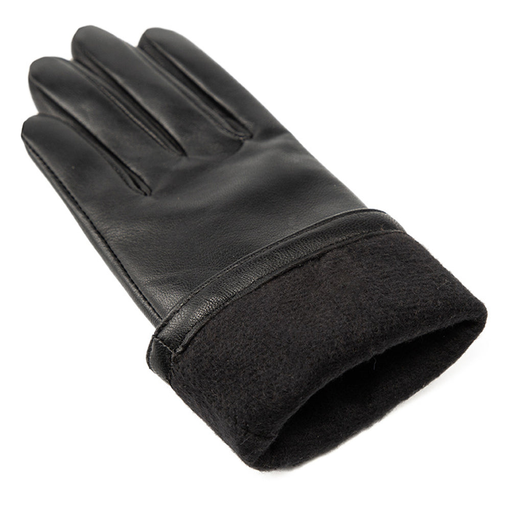 Single Leather Touch Screen Sheepskin Gloves E1166