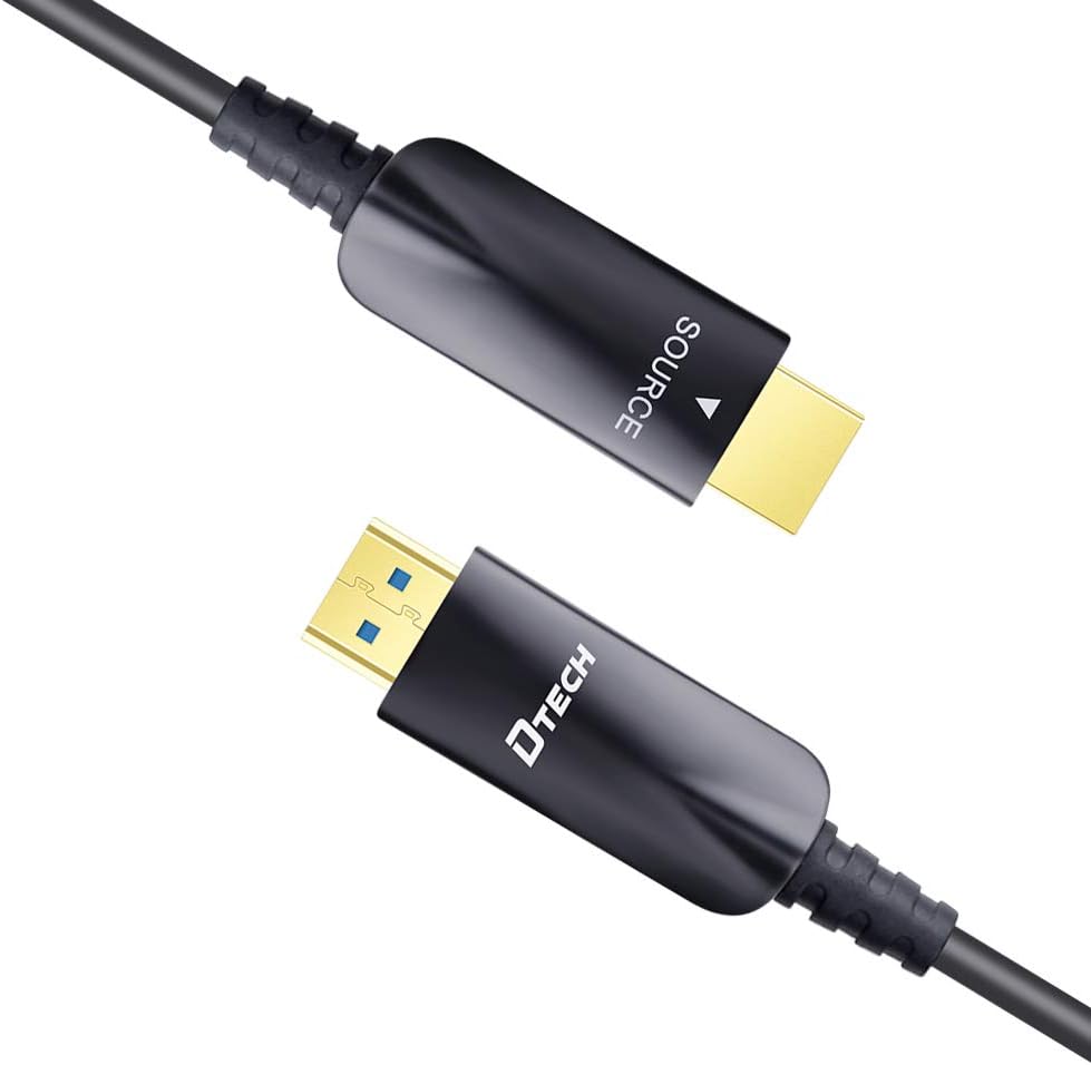 75ft Fiber Optic HDMI Cable, 4K 30Hz, Black O12238