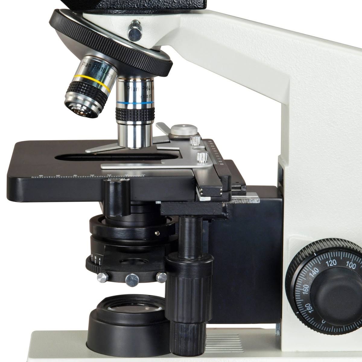 40X-2000X Binocular Laboratory Compound LED Microscope with Phase Contrast Kit H1110