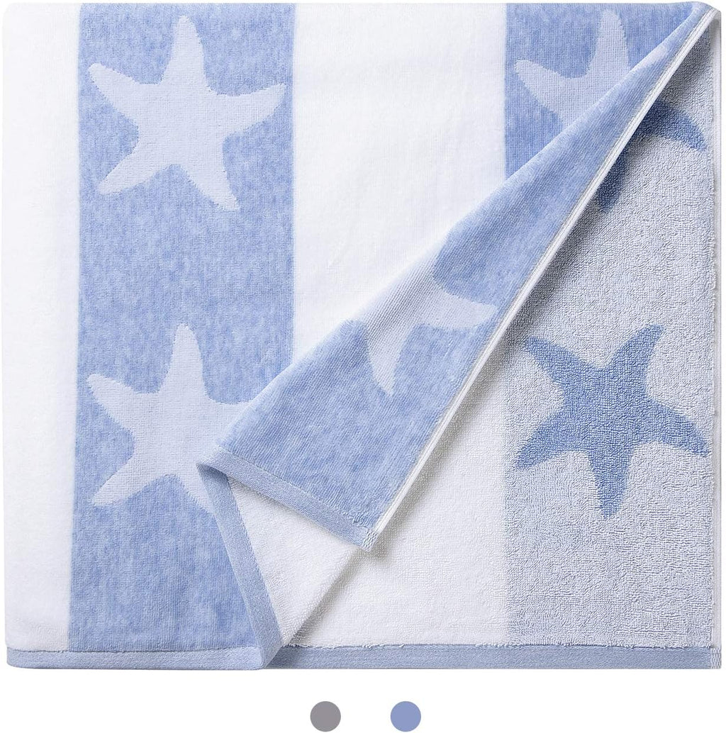 3 Pack 35 x 70 Inch Cotton Velour Beach Towel I308