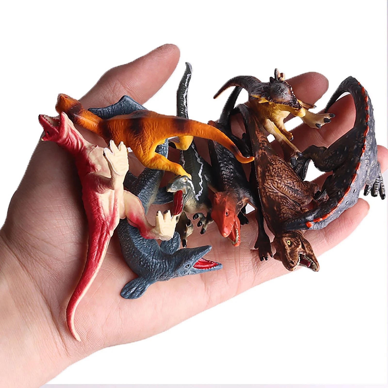8PCS Simulation Dinosaur Toy S542087
