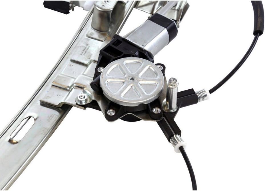 Rear Right Side Power Window Regulator with Motor Compatible with 2004-2008 Pontiac Grand Prix Sedan 4-Door Pack of 2 H7348