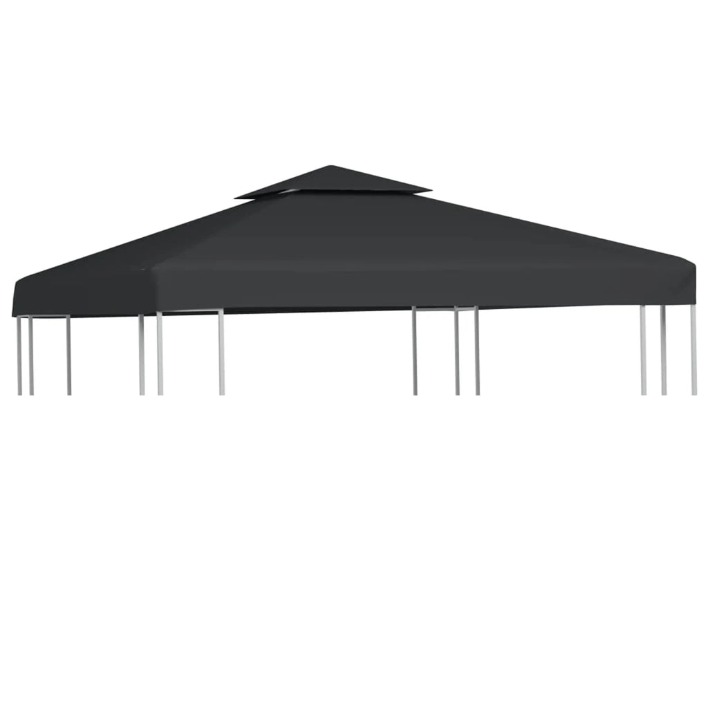 10'x10' Dark Gray Gazebo Cover D28378