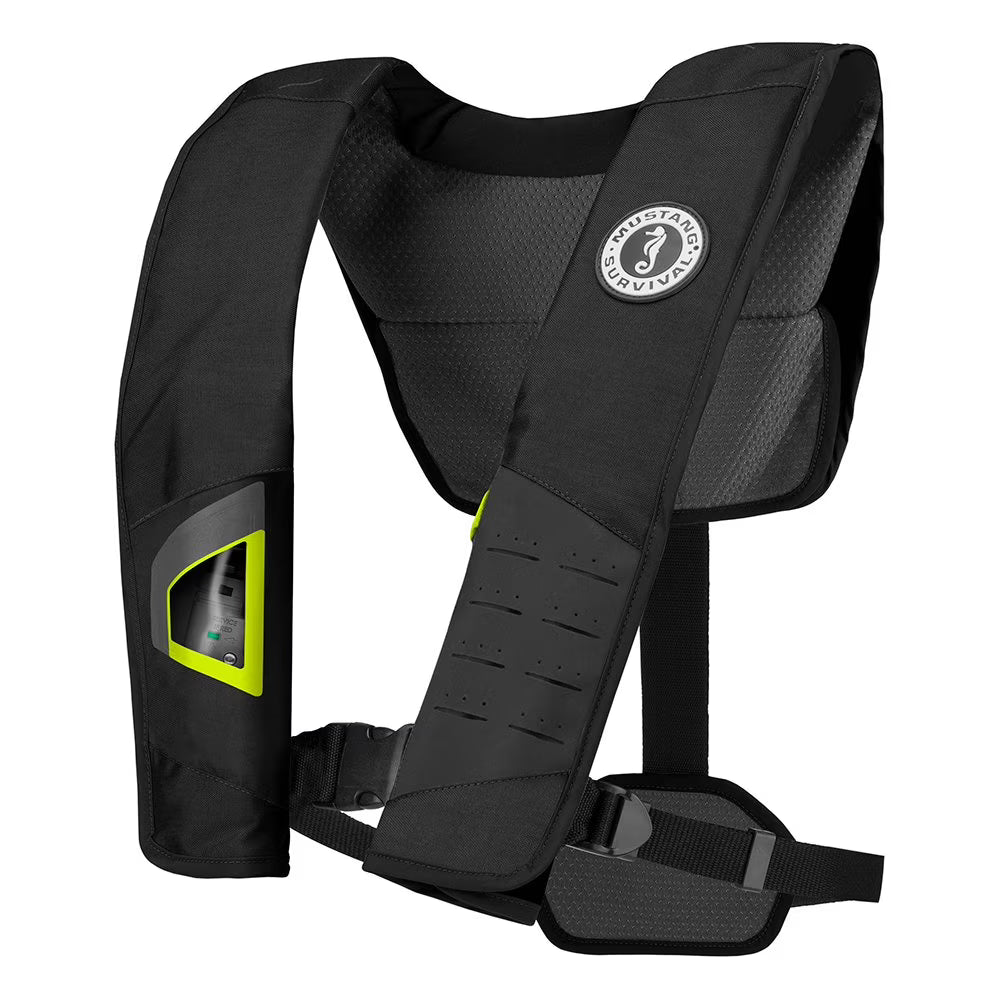 Black/Fluorescent Yellow-green Manual Inflatable PFD X9658