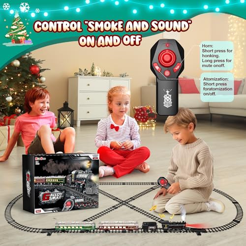 Remote Control Train Set with Track and Carriages V4313