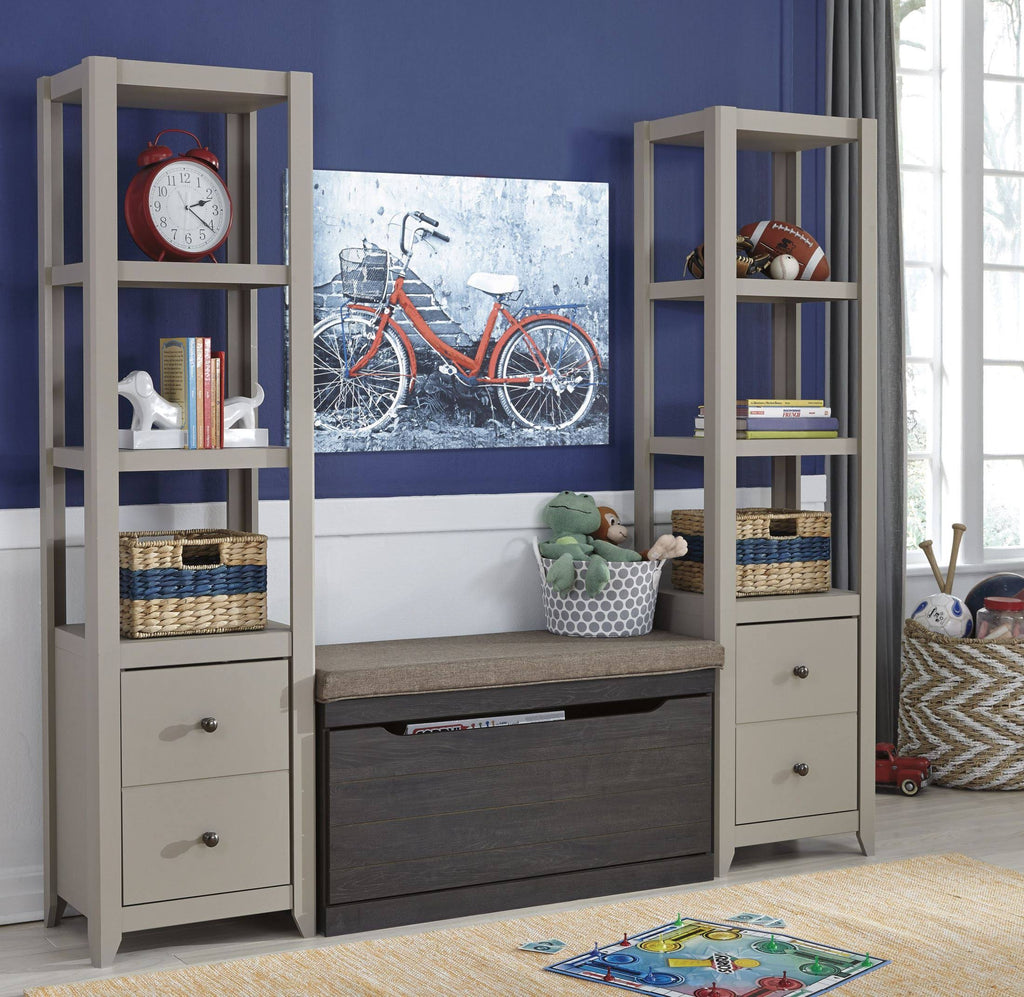 Gray Bookcase Y2602