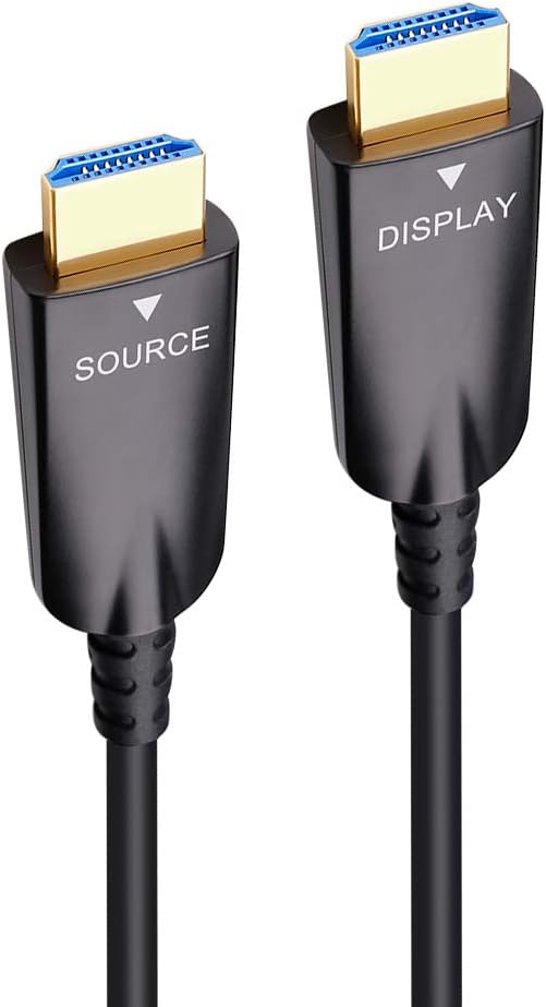 75ft Fiber Optic HDMI Cable, 4K 30Hz, Black O12238