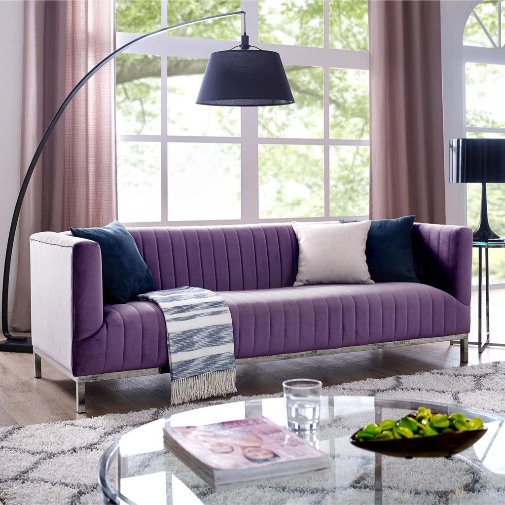 Velvet Tuxedo Sofa L692993