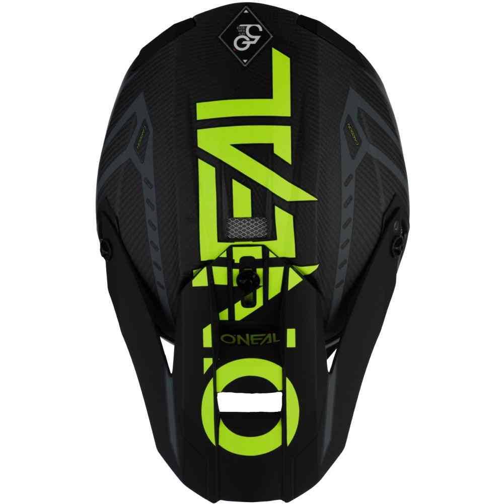 Black/Neon Yellow XL Carbon Race Helmet H695529