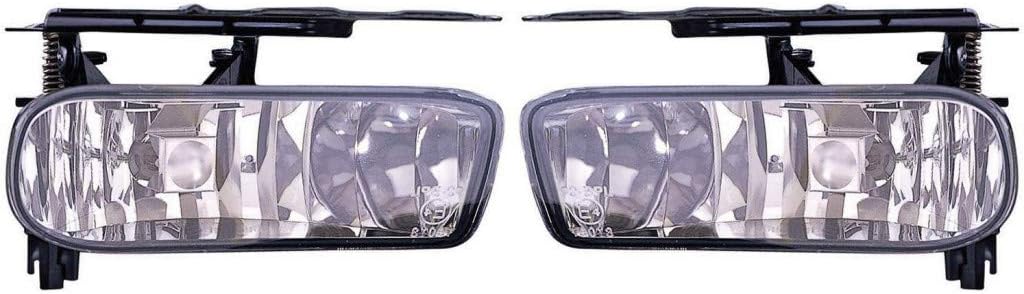 Cadillac Escalade ESV Fog Light Assembly 2003-2006 Pair Driver and Passenger Side Replacement Pack of 2 N52848