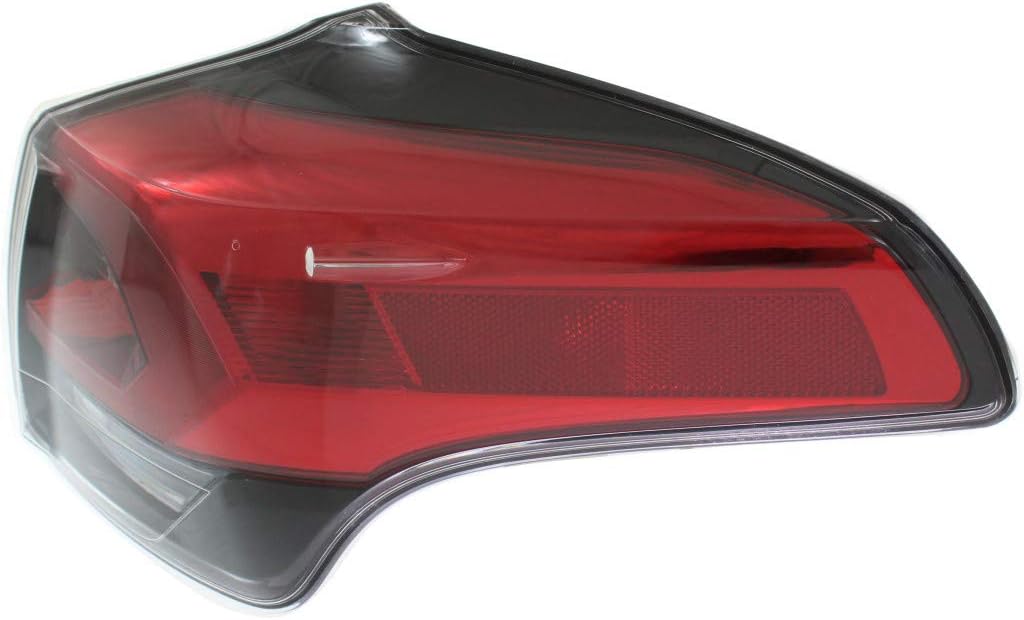 Outer Tail Light Assembly Passenger Side Halogen Type U8175