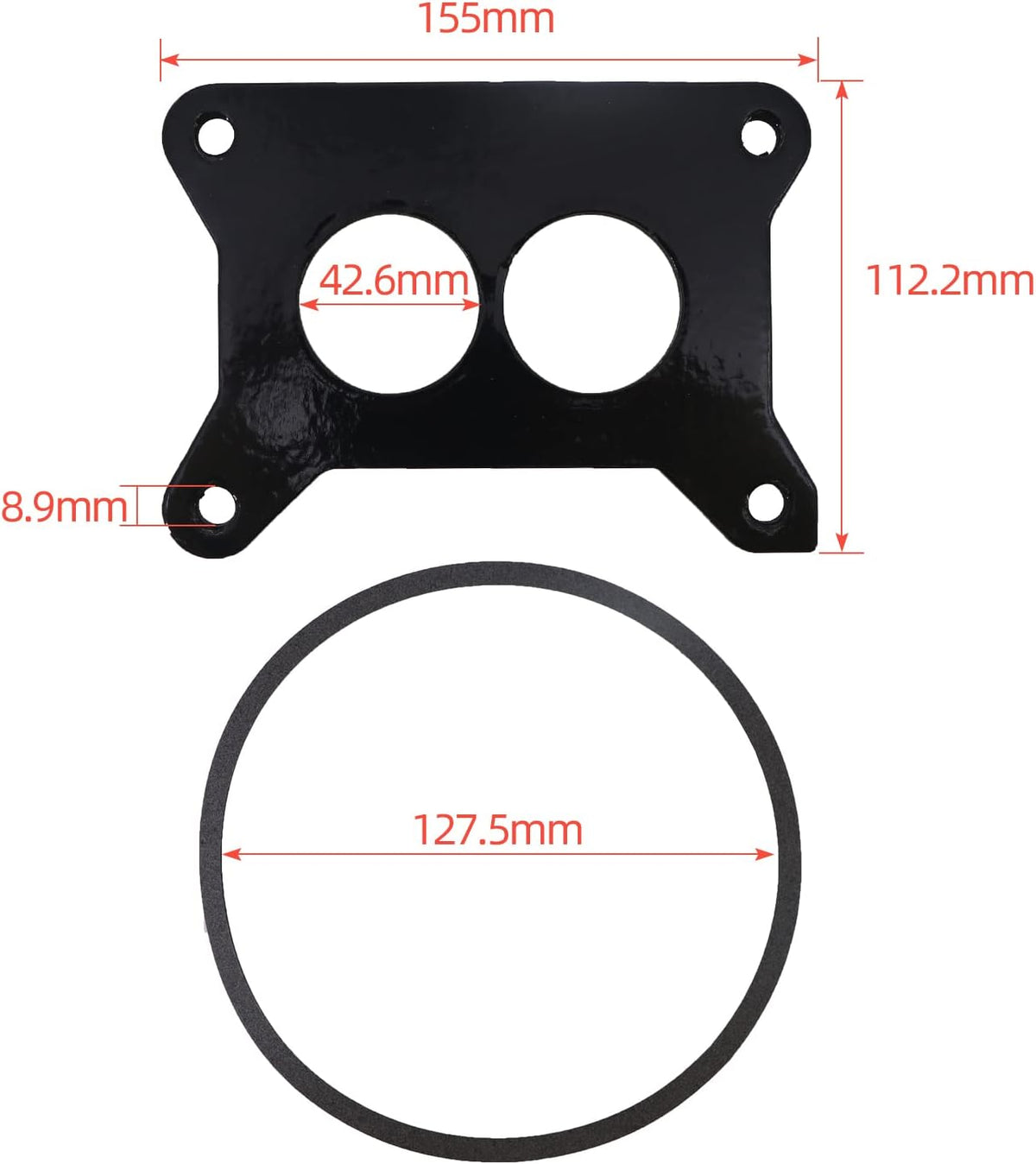Carburetor 2-Barrel with Mounting Gasket A845
