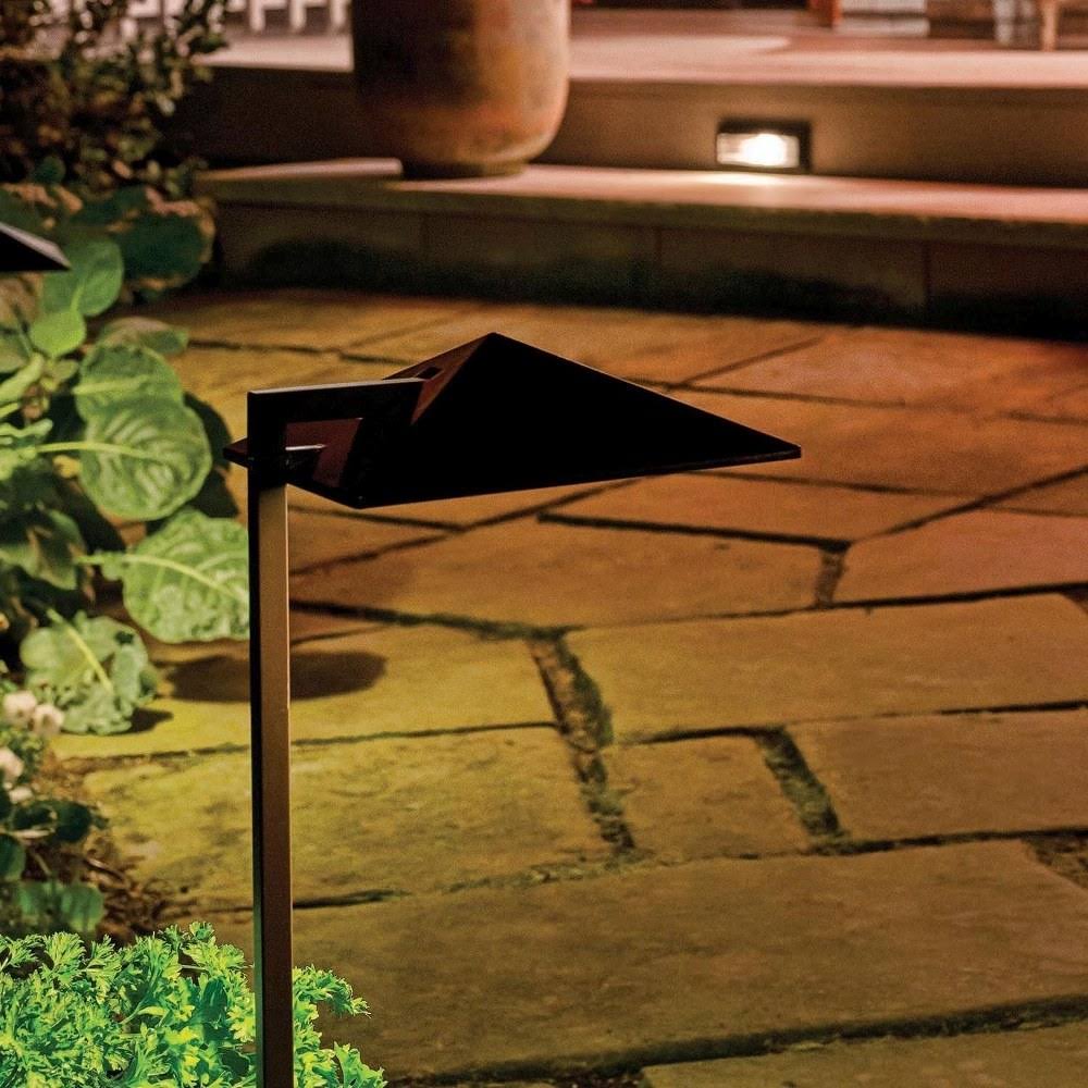 Satin Black LED Path Light R62862