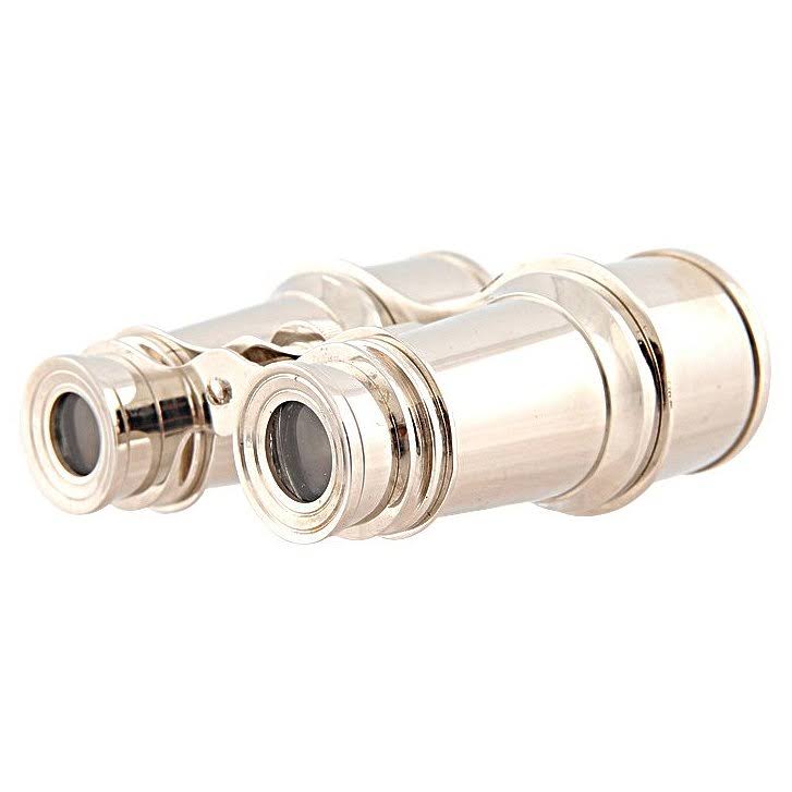 Brass Binocular with Leather Case Q650396