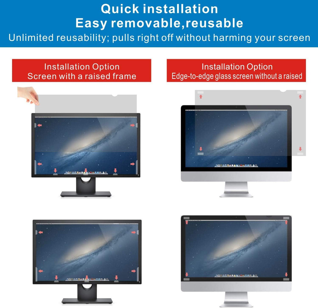 18.5-inch Widescreen Privacy Screen Filter, Pack of 2 S881688