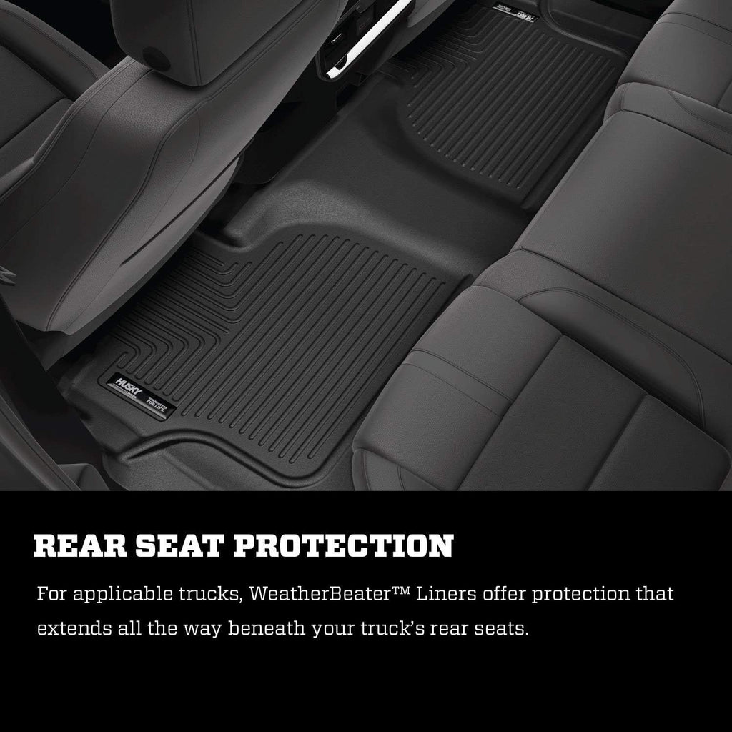 Black Front Floor Liners 2 Pcs Y98975