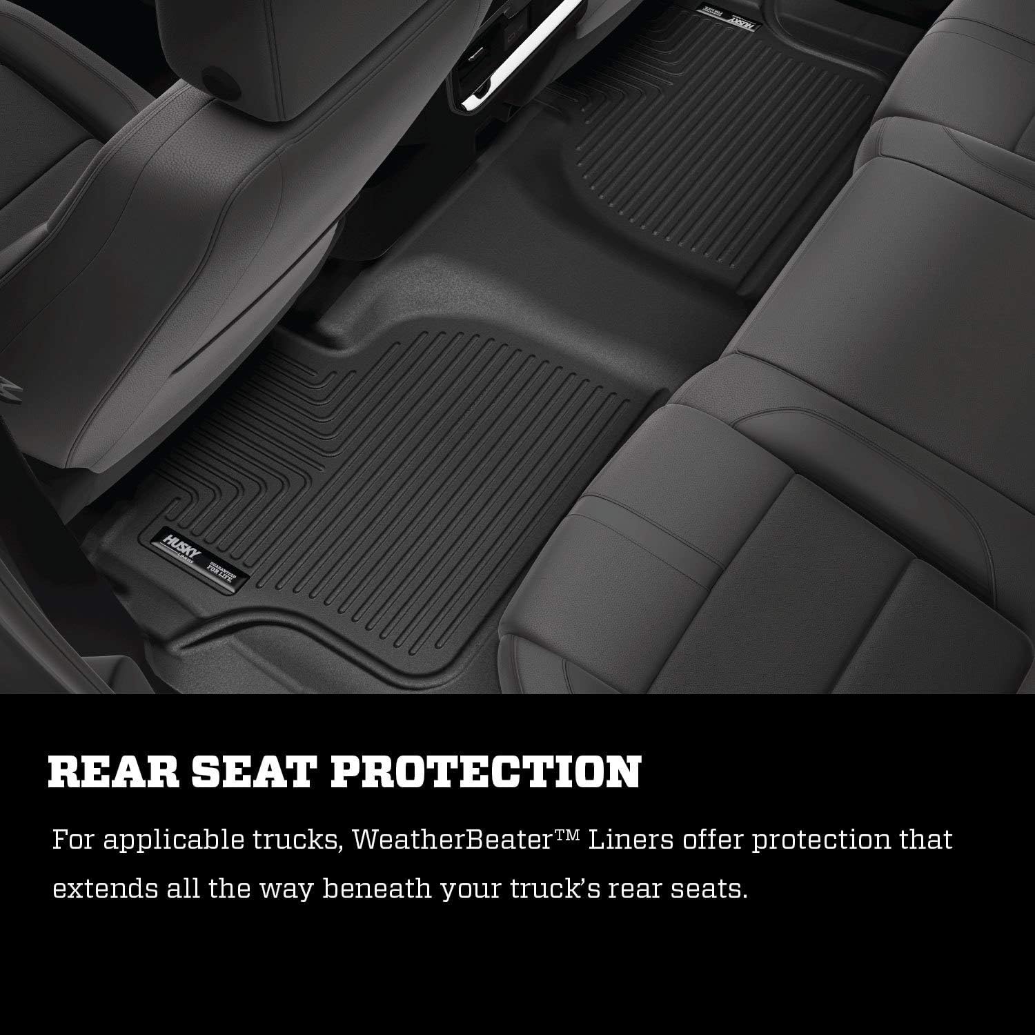 Black Front Floor Liners 2 Pcs Y98975