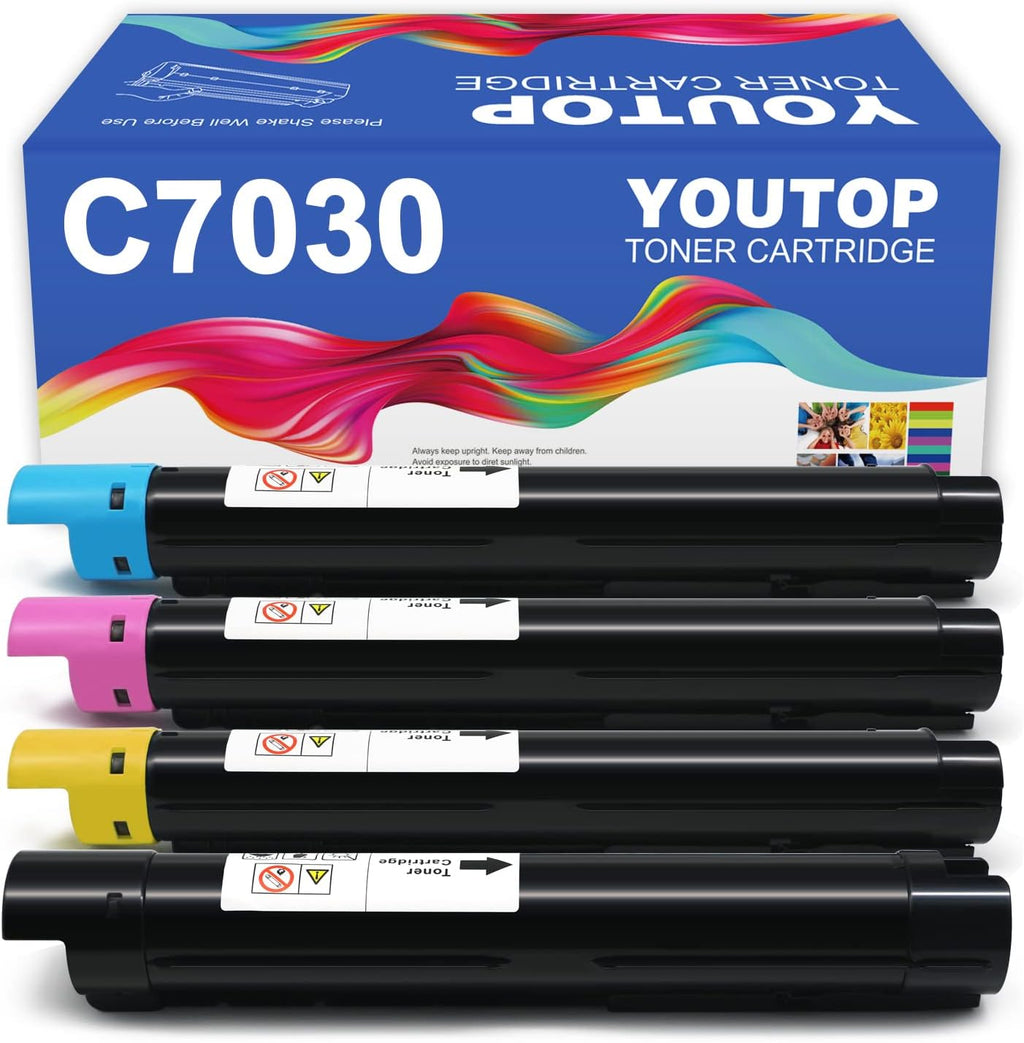 Toner Cartridges High Yield 16,100 Pages Replacement for Xerox VersaLink C7020 C7025 C7030 Printer 1 Combo Y5659