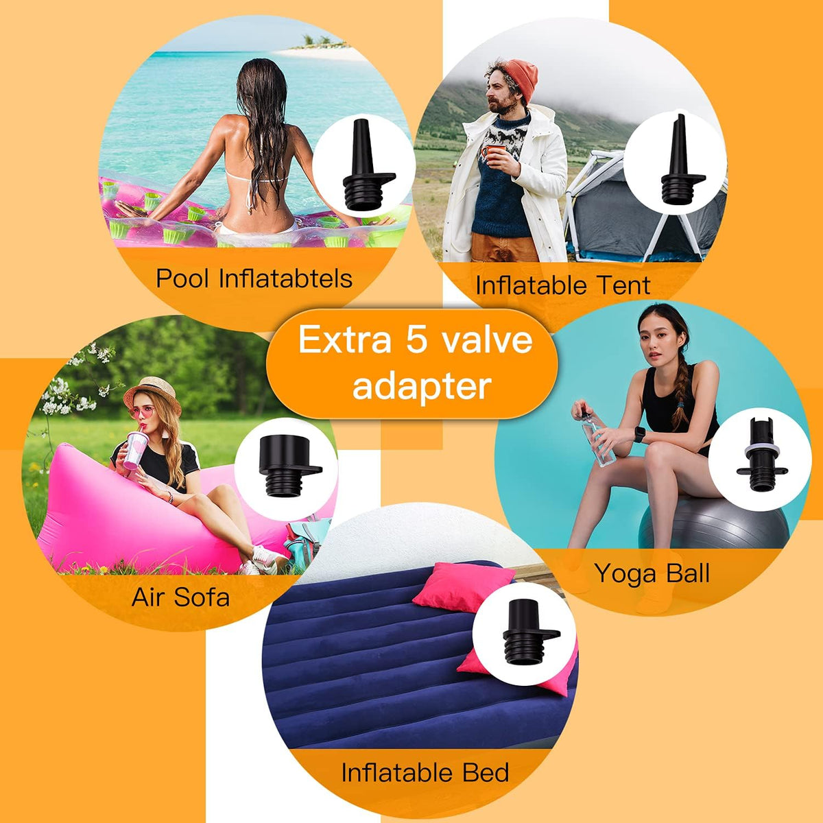 20PSI High Pressure Electric Air Pump for Inflatable Stand Up Paddle Boards Z493
