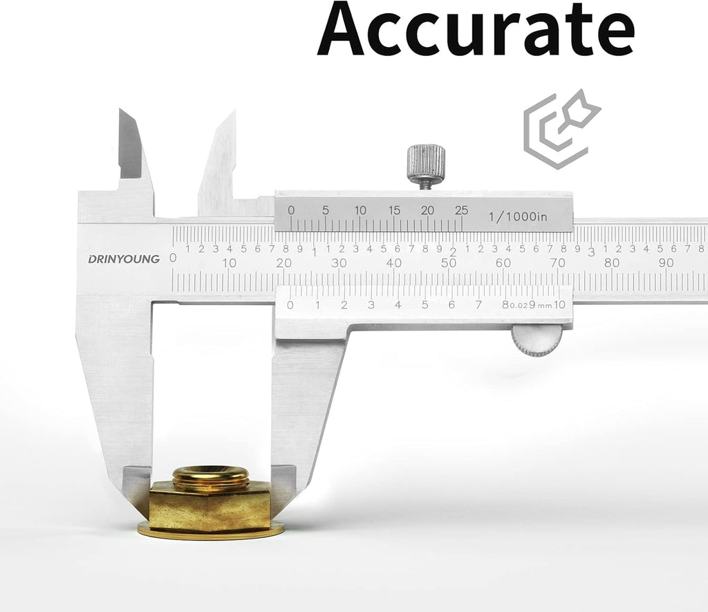 0-12" Stainless Steel Vernier Caliper, Pack of 2 D9791