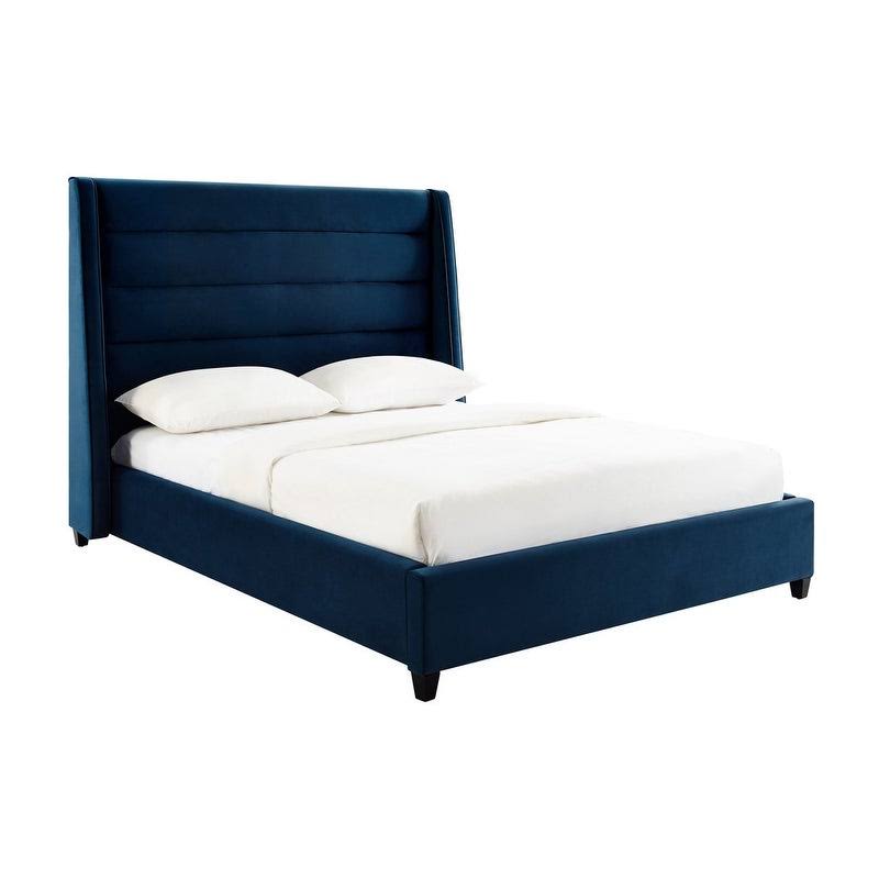 Blush Velvet Bed Twin X28881