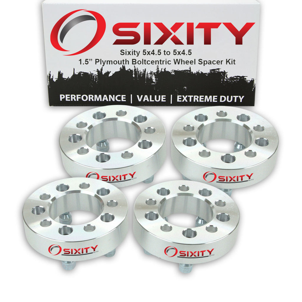 4 pc 1.5" 5x4.5 Wheel Spacers with 1.25in Studs Z906