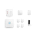 White 8-Piece Wireless Home Security Kit with Indoor Cam H901
