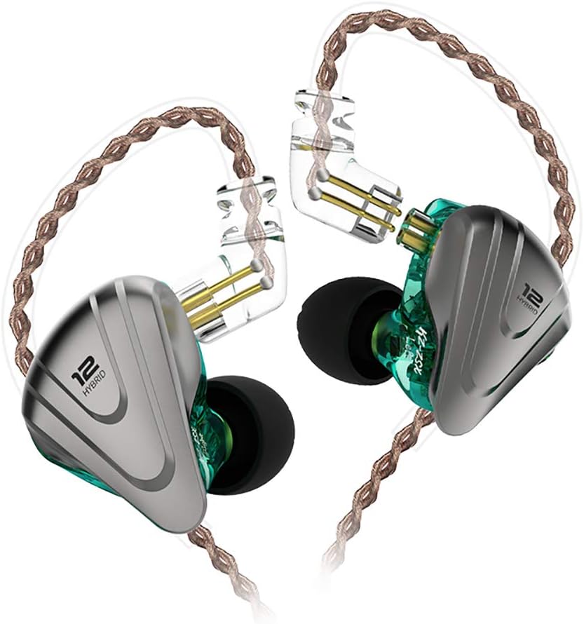 in-Ear Monitors with Detachable Cable, Black, Pack of 2 W490