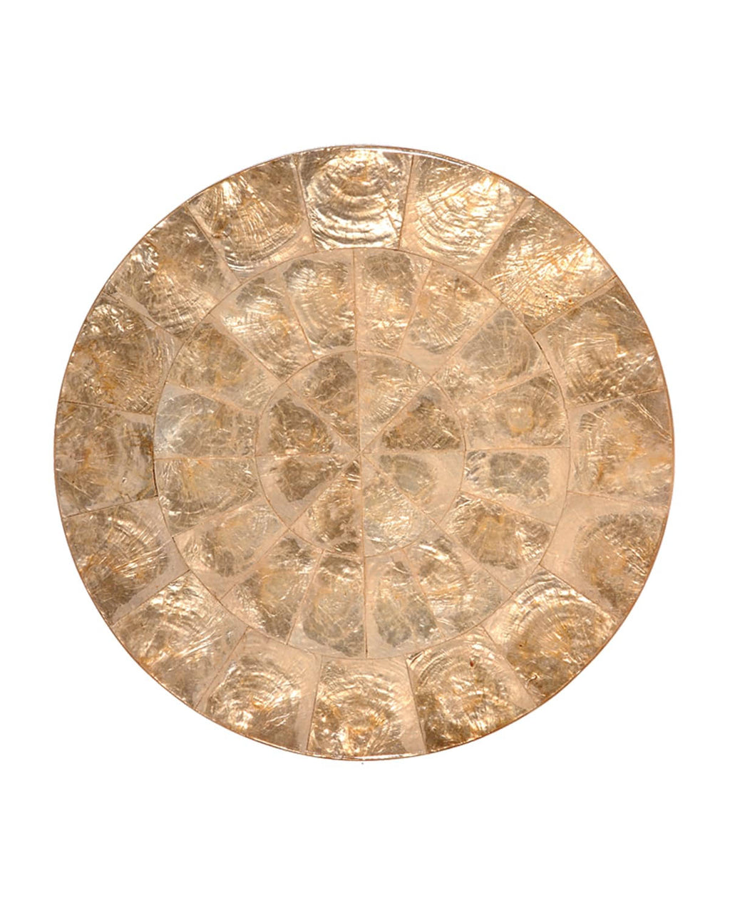 Champagne Round Capiz Placemat T141669