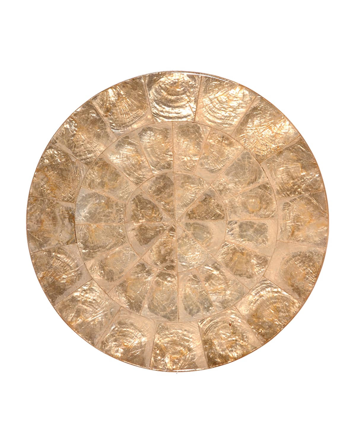 Champagne Round Capiz Placemat T141669