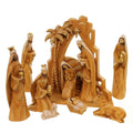 9 Piece Carved Nativity Set G199