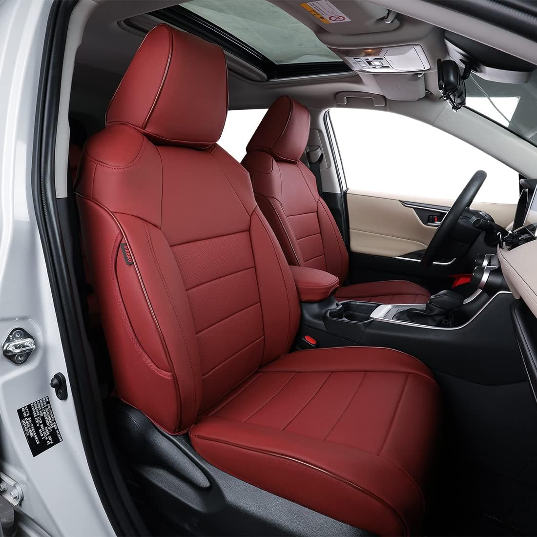 Black Neoprene Car Seat Covers S74722