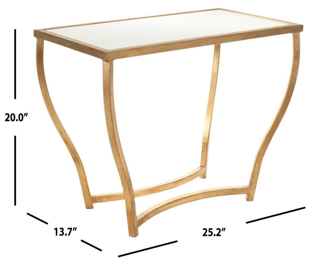 Black Gold Accent Table O443