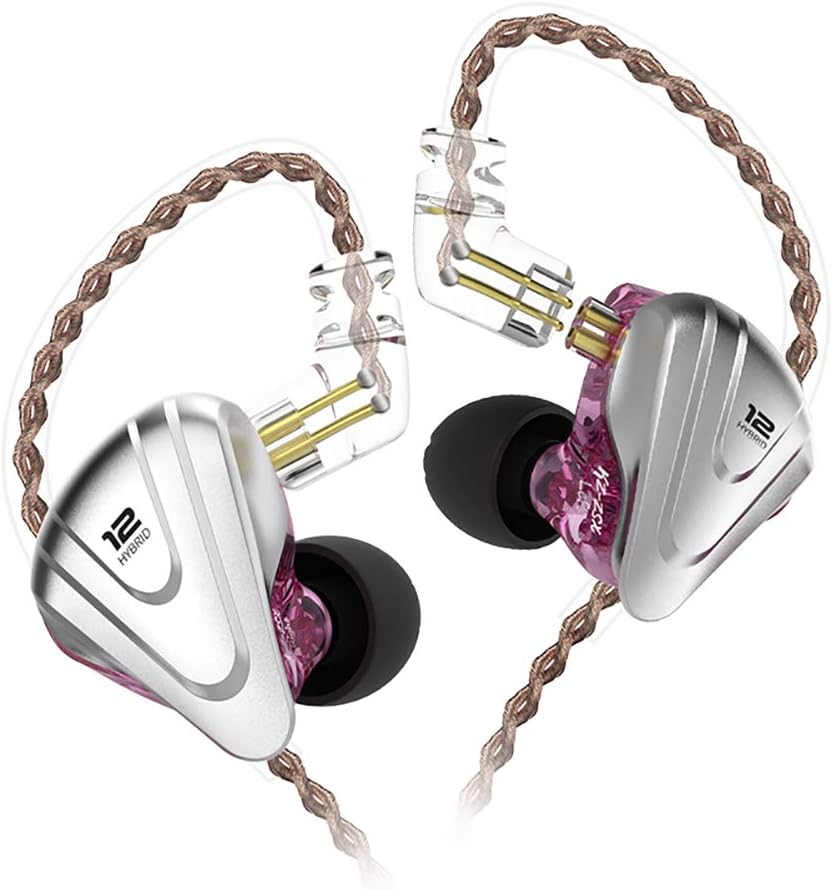in-Ear Monitors with Detachable Cable, Black, Pack of 2 W490