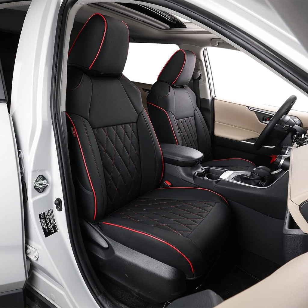 Black Neoprene Car Seat Covers S74722