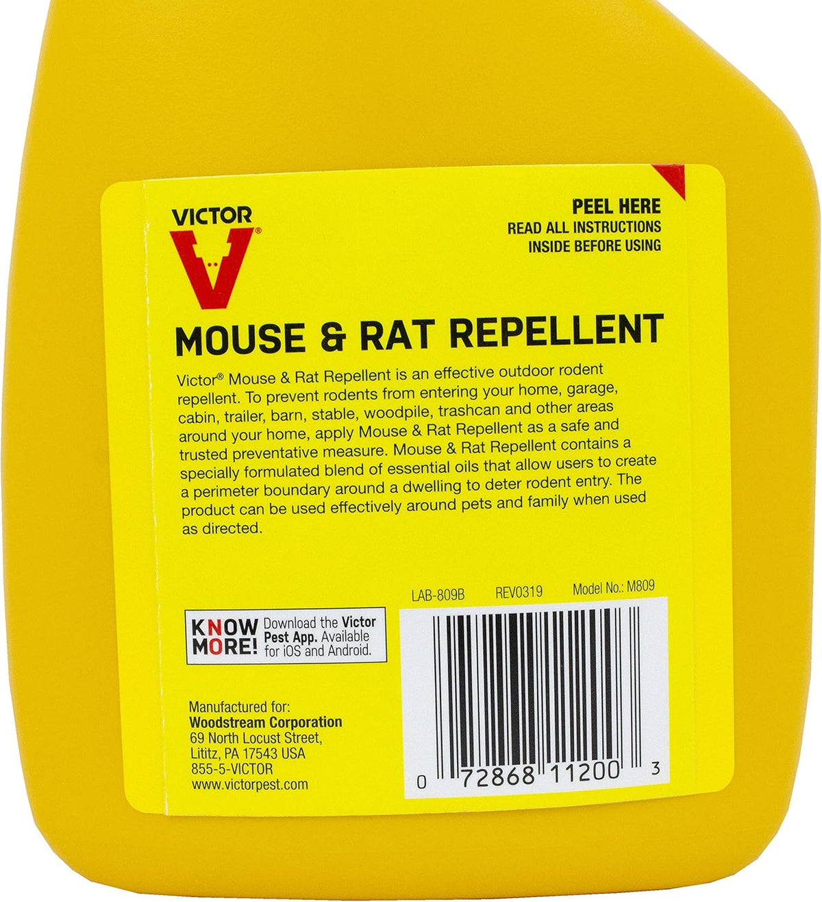 Natural Non-Toxic Mouse and Rat Repellent Spray – 32 fl oz W340