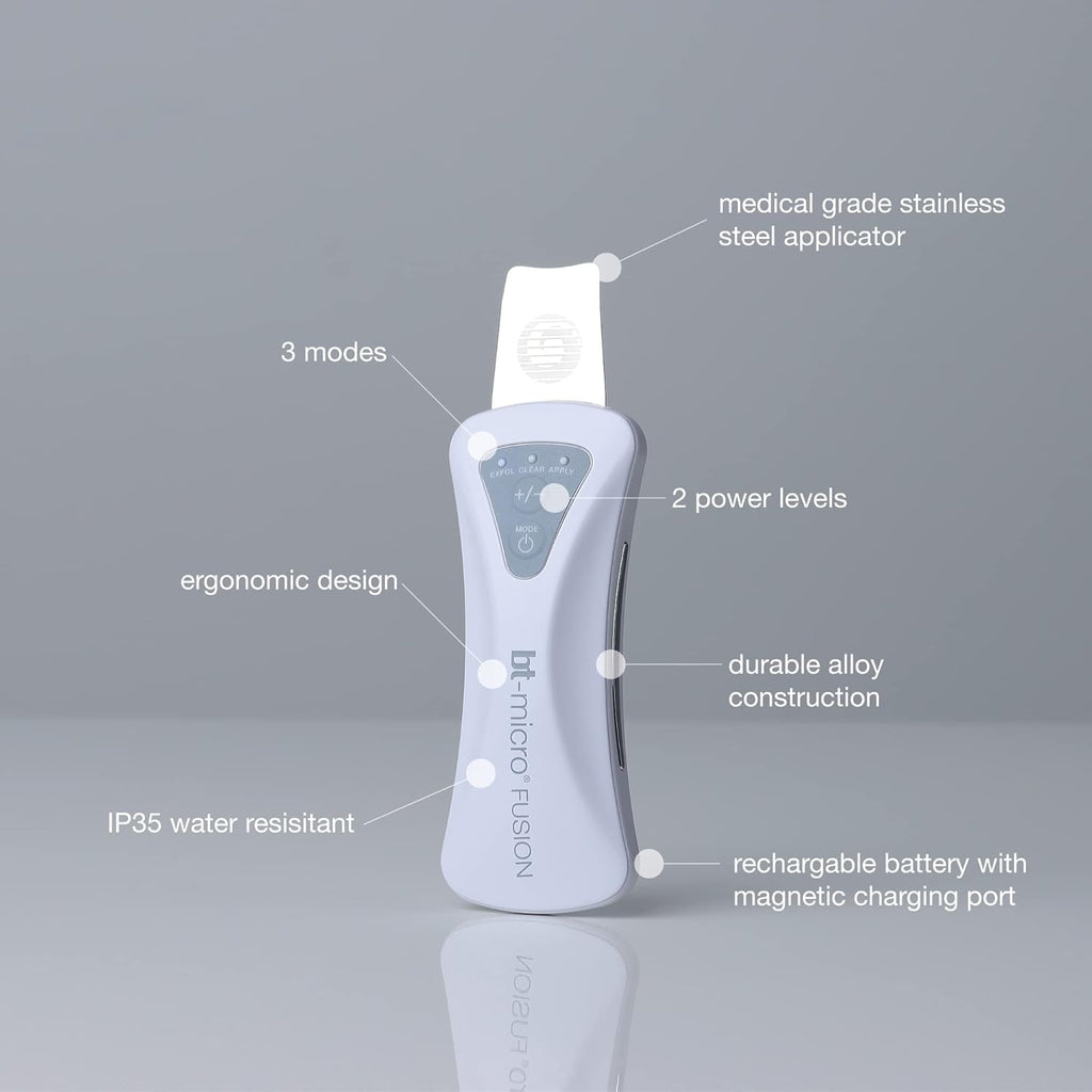 Ultrasonic Skin Perfecting Tool with Medical Grade Stainless Steel Applicator E288